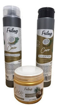 Shampoo + Acondicionador + Baño Coco X240g Frilayp