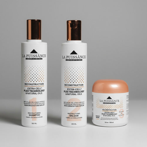 Kit La Puissance Extra Cell Mascara + Shampoo + Balsamo