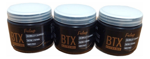 Baño De Crema Botox + Keratina + Coco + Acido 240g X 12uni
