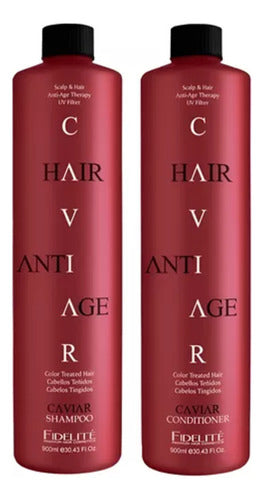 Combo Shampoo + Acondicionador + Revelador Teñidos Fidelite