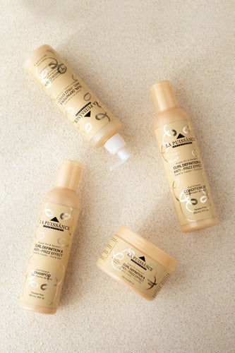 La Puissance Kit Shampoo Acondicionador Máscara Crema Rulos