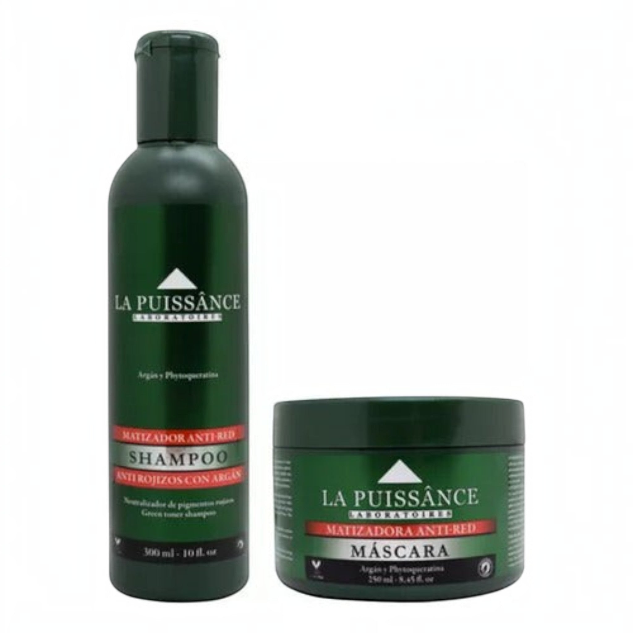 La Puissance Shampoo + Máscara Matizadora Anti Rojos