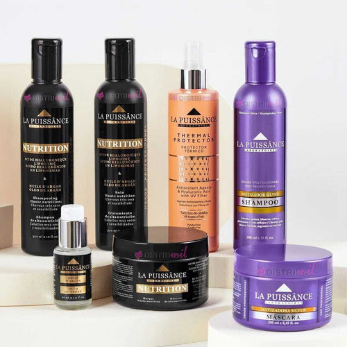 La Puissance Laboratoires Kit 3 Mascaras Capilares Matizador Silver X250ml Uso Profesional Cabellos Grises Rubios Platinados Con Reflejos Ideal Peluqueria Salon Barberia