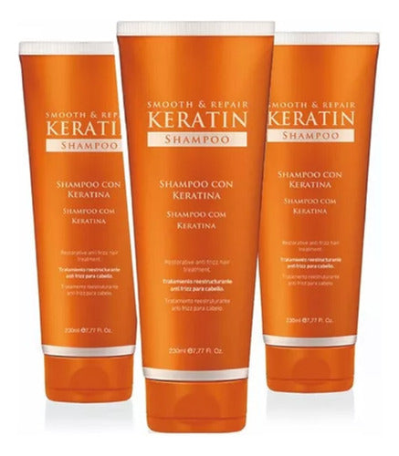 Kit Shampoo + Acondicionador Keratina Smooth Y Repair X230ml