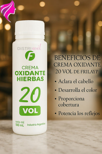 Pack Crema Oxidante Capilar Frilayp 20 Vol 100ml X 24un