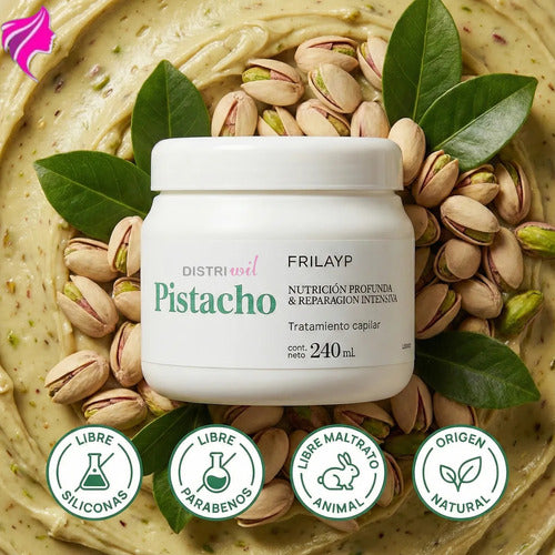 Mascara Capilar Pistacho Natural Frilayp X240g Profesional