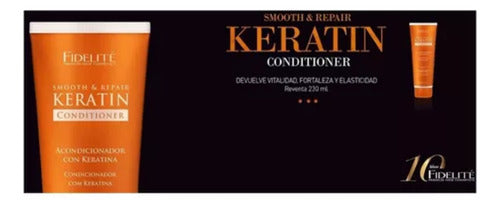 Kit Shampoo + Acondicionador Keratina Smooth Y Repair X230ml