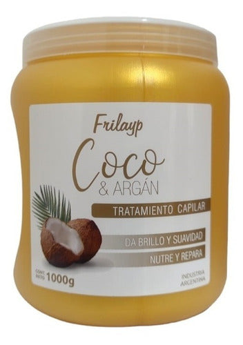 Baño De Crema 3 Coco + 3 Acido + 3 Keratina  + 3 Botox 1 Kg