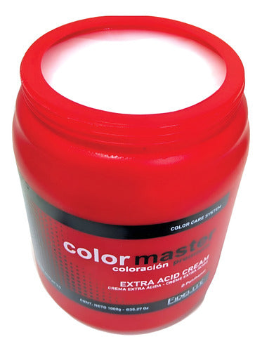 Fidelite Color Master Crema Extra Acida Combo X1000g + X270g