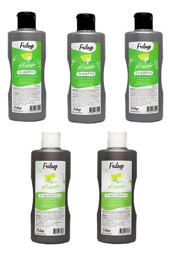 Shampoo + Acondicionador Coco Acido X 970 Ml X 4 Uni