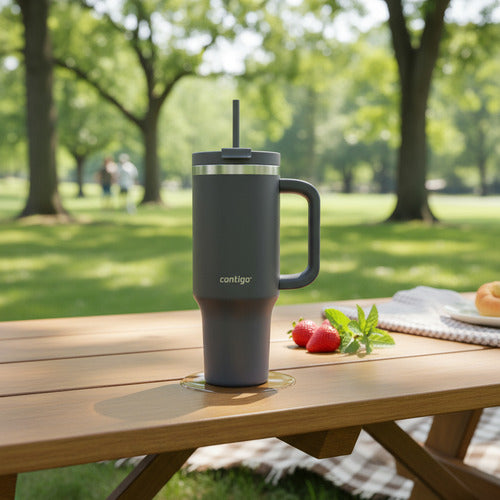 Vaso Térmico Contigo Streeterville 1180 Negro Darkstone Negro