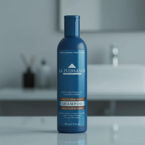 Shampoo Matizador Blue La Puissance X 300 Ml Para Pelo Rubio