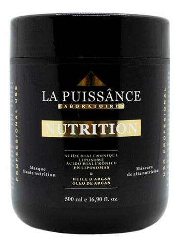 Mascara La Puissance Linea Oleo Argan Nutrición X500ml