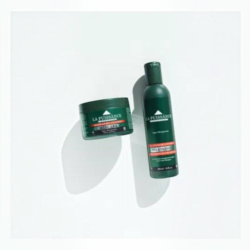 La Puissance Shampoo + Máscara Matizadora Anti Rojos
