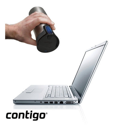 Vaso Termico Contigo Acero Inox West Loop Negro 473ml - Negro