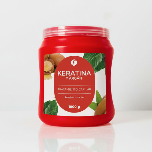 Baño De Crema Keratina Argan 1k