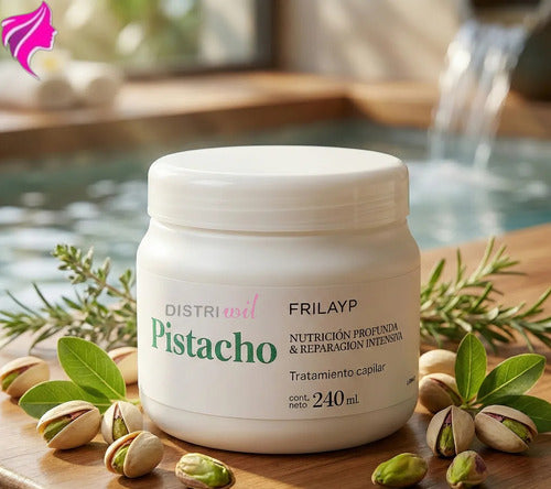 Mascara Capilar Pistacho Natural Frilayp X240g Profesional