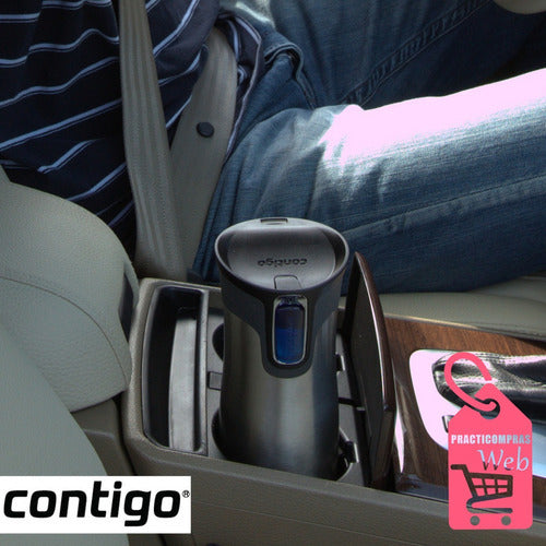 Vaso Termico Contigo Acero Inox West Loop Negro 473ml - Negro