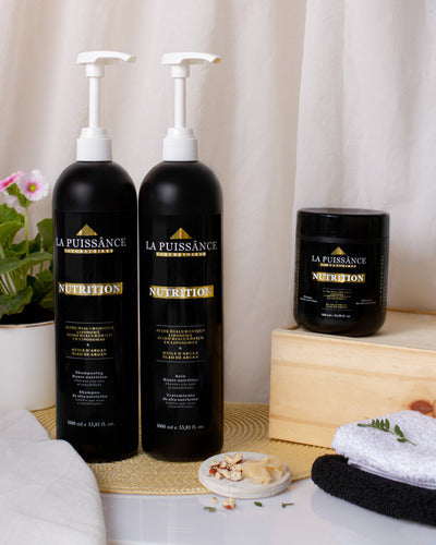 Mascara La Puissance Linea Oleo Argan Nutrición X500ml
