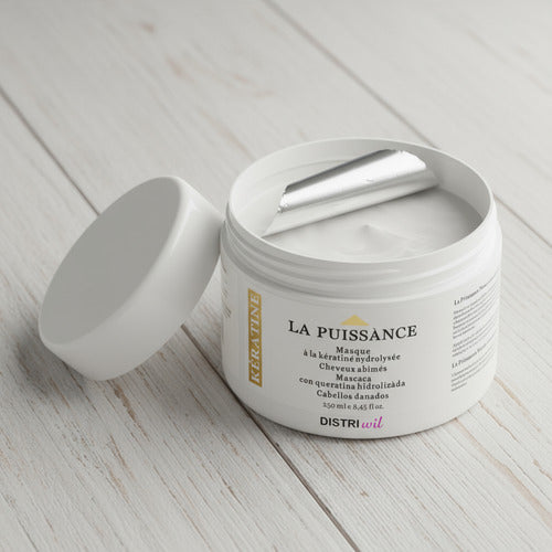 La Puissance Mascara Con Keratina Hidrolizada X 250 Ml