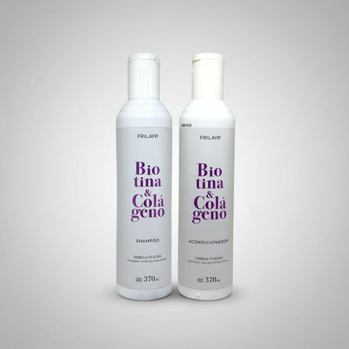 Kit Frilayp Biotina Colageno Shampoo + Acondicionador X370ml