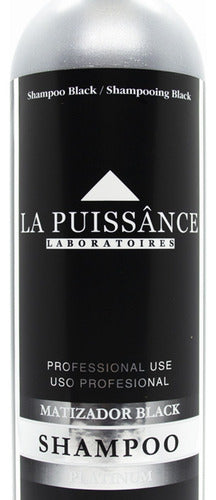 La Puissance Matizador Black Shampoo Pelo Rubio Gris 300ml