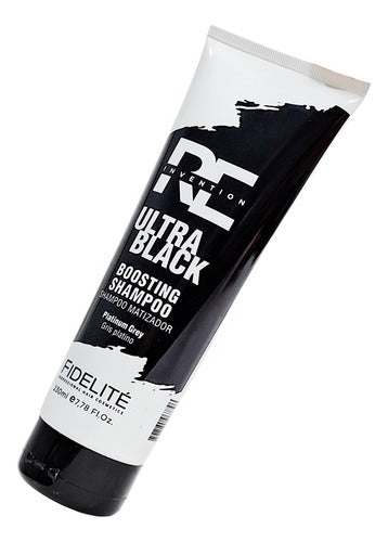 Shampoo Matizador Black Para Grises Fidelite Platinum Grey