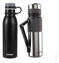 Kit Contigo Botella C/tapa 591cc +termo Acero Inoxidable 1l Acero
