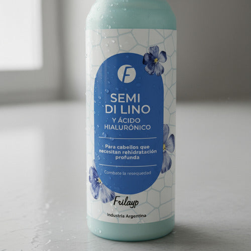 Shampoo Frilayp Semi Lino Y Acido Hialuronico X370ml