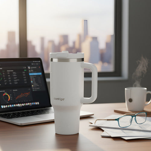 Vaso Contigo Acero Inoxidable Streeterville Blanco X1.18l Blanco Salt
