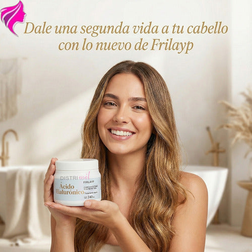 Mascara Capilar Acido Hialuronico Frilayp X240ml