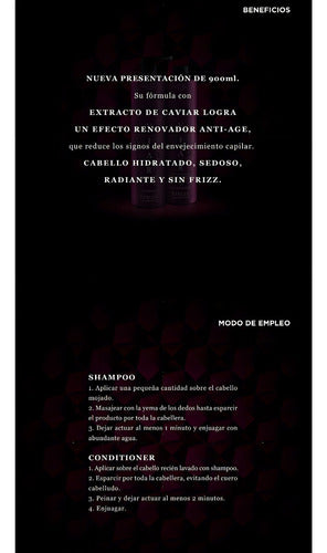 Shampoo Cabellos Grasos Caviar Fidelite X900ml