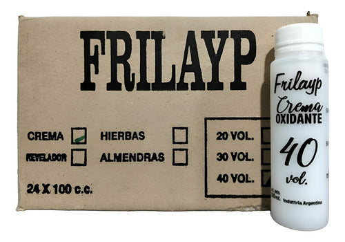 Pack Crema Oxidante Frilayp X 40 Vol X100ml X24uni. Crema Oxidante