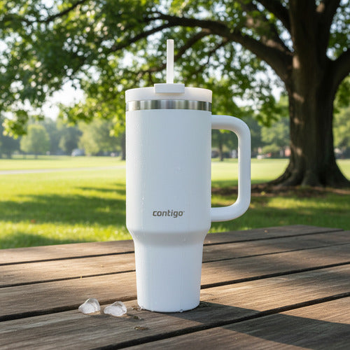 Vaso Contigo Acero Inoxidable Streeterville Blanco X1.18l Blanco Salt