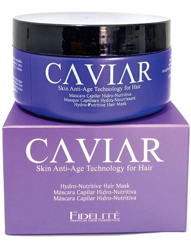 Mascara Capilar Hidro Nutritiva Fidelite Caviar X250g