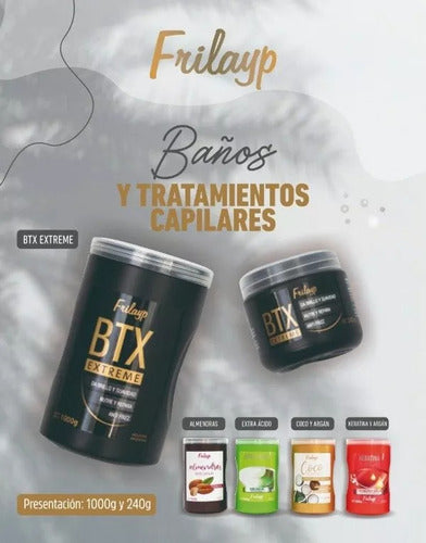 Kit Botox Extreme Frilayp Pote X1000g + Pote X240g