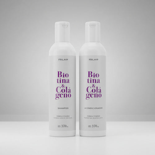 Kit Frilayp Biotina Colageno Shampoo + Acondicionador X370ml