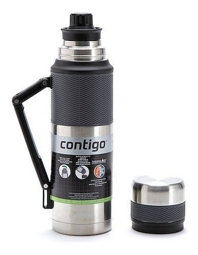 Termo Termico 1.1l Ceba 360 Contigo Ss Gris Acero Inoxidable Cromo