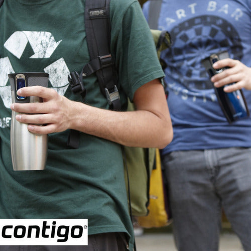 Vaso Termico Contigo Acero Inox West Loop Negro 473ml - Negro