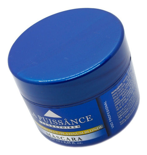Máscara Matizadora La Puissance Blue Rubios Platinados X250