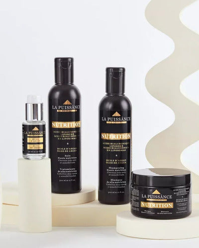 Kit La Puissance Nutre Argan Shampoo + Tratamiento + Mascara