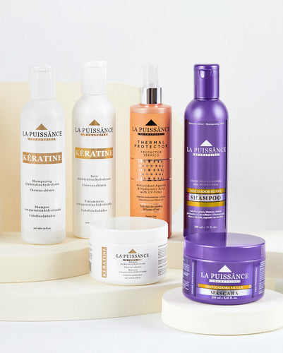 Shampoo Matizador Violeta Silver Rubios La Puissance X1000ml