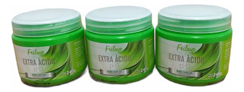 Baño De Crema Botox + Keratina + Coco + Acido 240g X 12uni