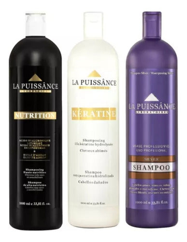La Puissance Kit Argan Acondicionador X1000 + Shampoo X1000