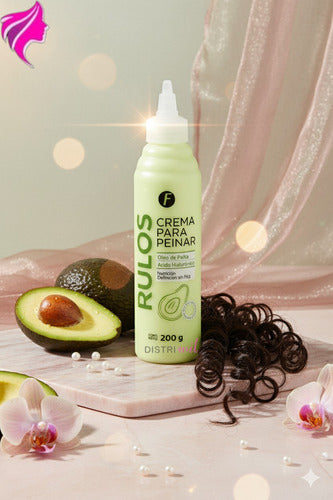 Crema Para Peinar Rulos Frilayp X200g Con Oleo De Palta