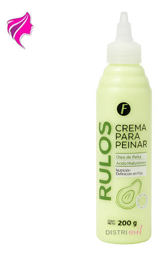 Crema Para Peinar Rulos Frilayp X200g Con Oleo De Palta