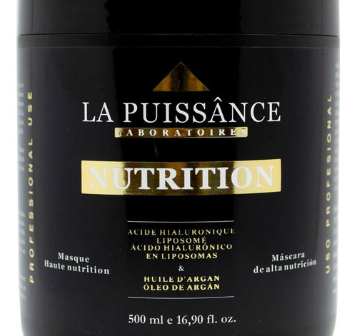 Mascara La Puissance Linea Oleo Argan Nutrición X500ml