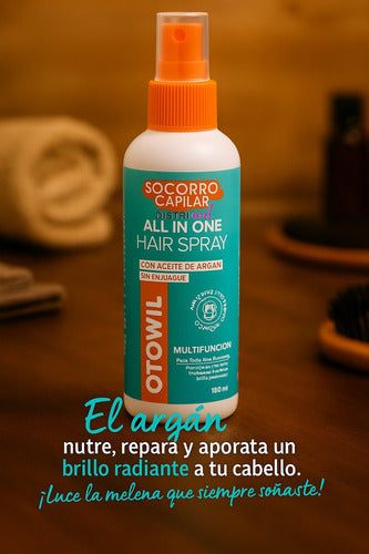 Tratamiento En Spray Otowil Socorro Capilar X180ml Con Argan