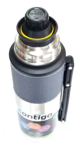 Kit Contigo Botella C/tapa 591cc +termo Acero Inoxidable 1l Acero