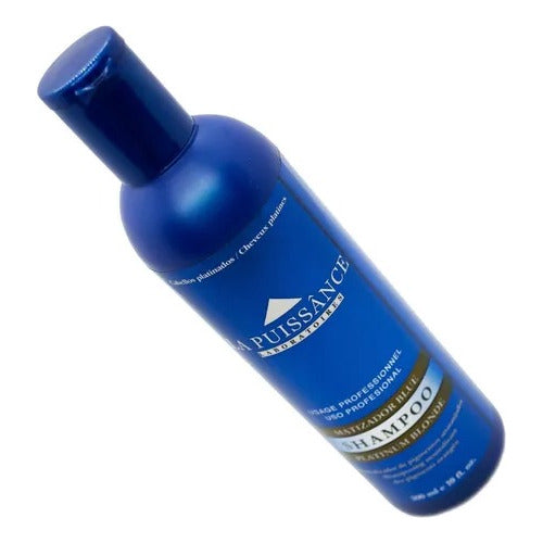 Shampoo Matizador Blue La Puissance X 300 Ml Para Pelo Rubio